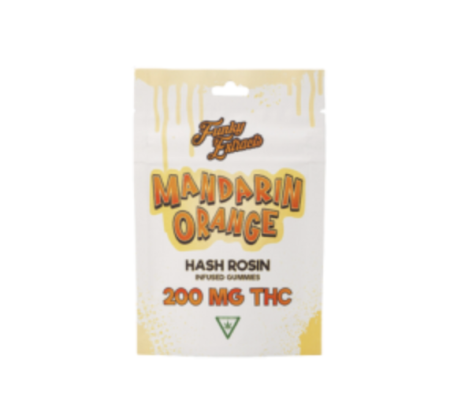  MANDARIN ORANGE HASH ROSIN GUMMIES 